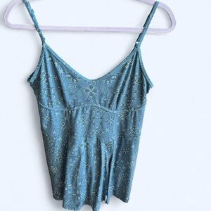 Denim blue sporty dress with adjustable straps